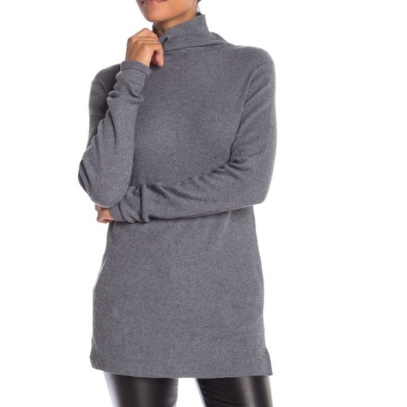 JARBO Sweaters - JARBO Rib Knit Sweater Top Wool Cashmere Nordstrom